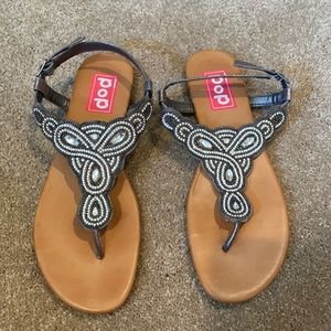 POP gem sandals size 12